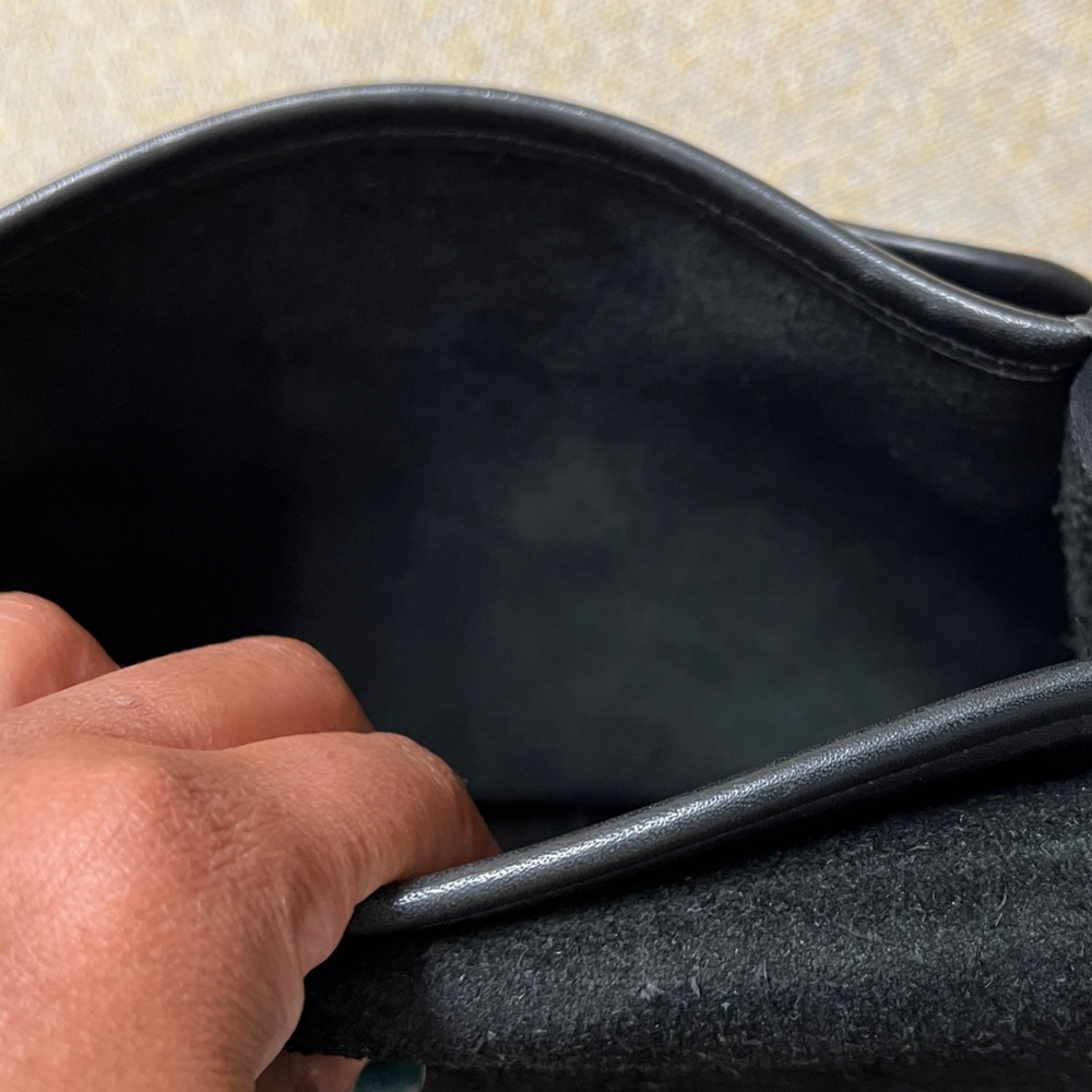 ❤️ Coach Black Leather Crossbody Bag - Picture 6 of 11
